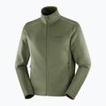 Felpa Salomon Outline Warm Fleece Full Zip Uomo foglia d'uva 6