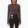 Maglia a maniche lunghe da corsa donna Salomon Bliss coffee bean