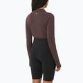 Maglia a maniche lunghe da corsa donna Salomon Bliss coffee bean 2