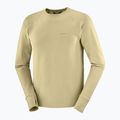 Felpa Salomon Essential Lightwarm CN uomo grigio verde 4