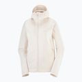 Felpa con cappuccio Salomon Outline Warm Fleece da donna, colore bianco whisper 4