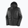 Giacca da sci da uomo Salomon Spark deep black 8