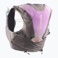 Gilet da corsa da donna Salomon Advance Skin 12 Gradient Set iron/shadow gray 2