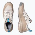 Scarpe da trekking da uomo Salomon Techamphibian 5 rainy day/desert tan/mykonos blue 6