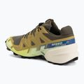 Scarpe da corsa uomo Salomon Speedcross 6 GTX grape leaf/aspargus green 3