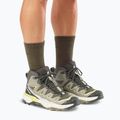 Scarpe da trekking da uomo Salomon X Ultra 360 Edge Mid GTX olive night/aloe 7