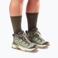 Scarpe da trekking da donna Salomon X Ultra 360 Edge Mid GTX tea/deep lichen green 6