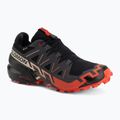 Scarpe da corsa uomo Salomon Speedcross 6 GTX black/fiery red