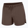 Pantaloncini da corsa da uomo Salomon SHAKEout Core 5 "coffe bean" 5