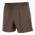 Pantaloncini da corsa da uomo Salomon Sense Aero Stow 5 "coffee bean" 7