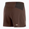 Pantaloncini da corsa da uomo Salomon Sense Aero Stow 5 "coffee bean" 8