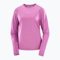 Maglia a maniche lunghe da running da donna Salomon Shakeout Core iris orchid 3