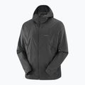 Giacca antivento da uomo Salomon Outwind Full Zip nero profondo 7