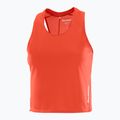 Canotta da corsa da donna Salomon Sense Aero Short Tank fiery red 4
