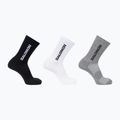 Calze Salomon Everyday Lite Crew 3 pack black/white/frost gray