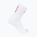 Calzini Salomon S/Lab Phantasm Crew 3 white/fiery red