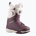 Scarponi da snowboard donna Salomon Kiana Dual Boa W huckleberry/dawn pink/almond milk