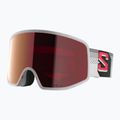 Maschera da sci Salomon Sentry Pro Sigma S3 translucent frozen/sigma fire red
