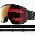 Maschera da sci Salomon Radium Pro Outline Sigma Photo S1-S3 black/sigma photo poppy red 2