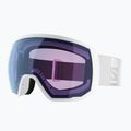 Maschera da sci Salomon Radium Pro Outline Sigma Photo S1-S3 white/sigma photo sky blue