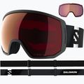 Maschera da sci Salomon Radium Pro Outline Sigma S3+S1 black/sigma fire red/sigma light blue 2