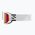 Maschera da sci Salomon S/View 3 S2 white/ml lruby 4