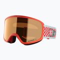 Maschera da sci per bambini Salomon Rio S2 cherry tomato/flash tonic orange