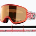 Maschera da sci per bambini Salomon Rio S2 cherry tomato/flash tonic orange 2