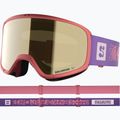 Maschera da sci per bambini Salomon Rio S2 smoke blue/flash gold 2