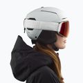 Maschera da sci Salomon Skarn Prime Sigma S3+S1 white/sigma fire red/sigma light blue 6