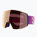 Maschera da sci Salomon Skarn Prime Sigma S2+S1 ultra violet/sigma copper/sigma clear pink