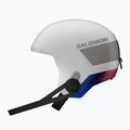 Casco da sci per bambini Salomon Equipe Fis + Chinguard Jr white/race blue 4
