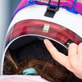 Casco da sci per bambini Salomon Equipe Fis + Chinguard Jr white/race blue 9