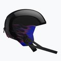 Casco da sci per bambini Salomon Equipe Fis + Chinguard Jr black/flames 3