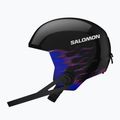 Casco da sci per bambini Salomon Equipe Fis + Chinguard Jr black/flames 4