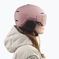 Casco da sci Salomon Osmo Dawn Pink/Flash Tonic/Orange 7