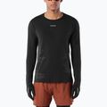 Longsleeve da running uomo Salomon Sense Aero GFX Tee LS deep black/black beauty