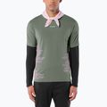Maglia da corsa da uomo Salomon Sense Aero GFX Tee SS castor gray/pink frosting