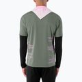 Maglia da corsa da uomo Salomon Sense Aero GFX Tee SS castor gray/pink frosting 2