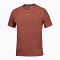Maglia da corsa da uomo Salomon Sense Aero GFX Tee SS burnt umber/coffee bean 4