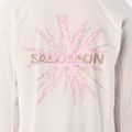 Longsleeve da running uomo Salomon Shakeout Core Tee GFX LS whisper white/pink frosting 3