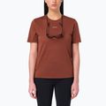 Maglia da running da donna Salomon Shakeout Core SS Tee burnt umber