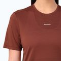 Maglia da running da donna Salomon Shakeout Core SS Tee burnt umber 3