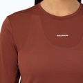 Longsleeve da running donna Salomon Shakeout Core LS Tee burnt umber 3