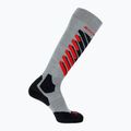 Calze da sci Salomon S/Access light grey/black/fiery red