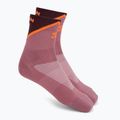 Calze Salomon Pulse Ankle dusky orchid/huckleberry/dragon fire