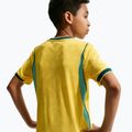 Maglietta da calcio per bambini Nike Brazil 2026/27 Match Home canary/light mint/geode teal 10
