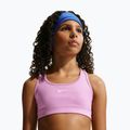 Reggiseno sportivo da bambina Nike Swoosh light magenta/white