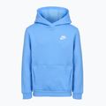 Felpa per bambini Nike Sportswear Club Fleece university blue/white