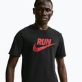 T-shirt uomo Nike Dri-Fit Running black/team crimson 4